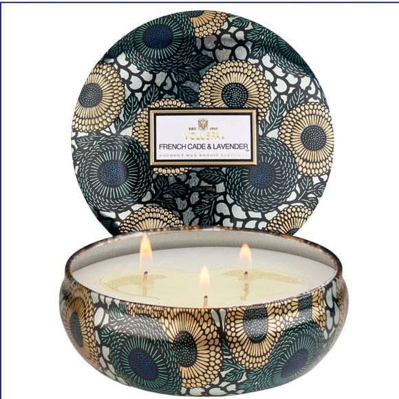 Voluspa Other - Voluspa French Cade and Lavender 3 Wick Jar Candle